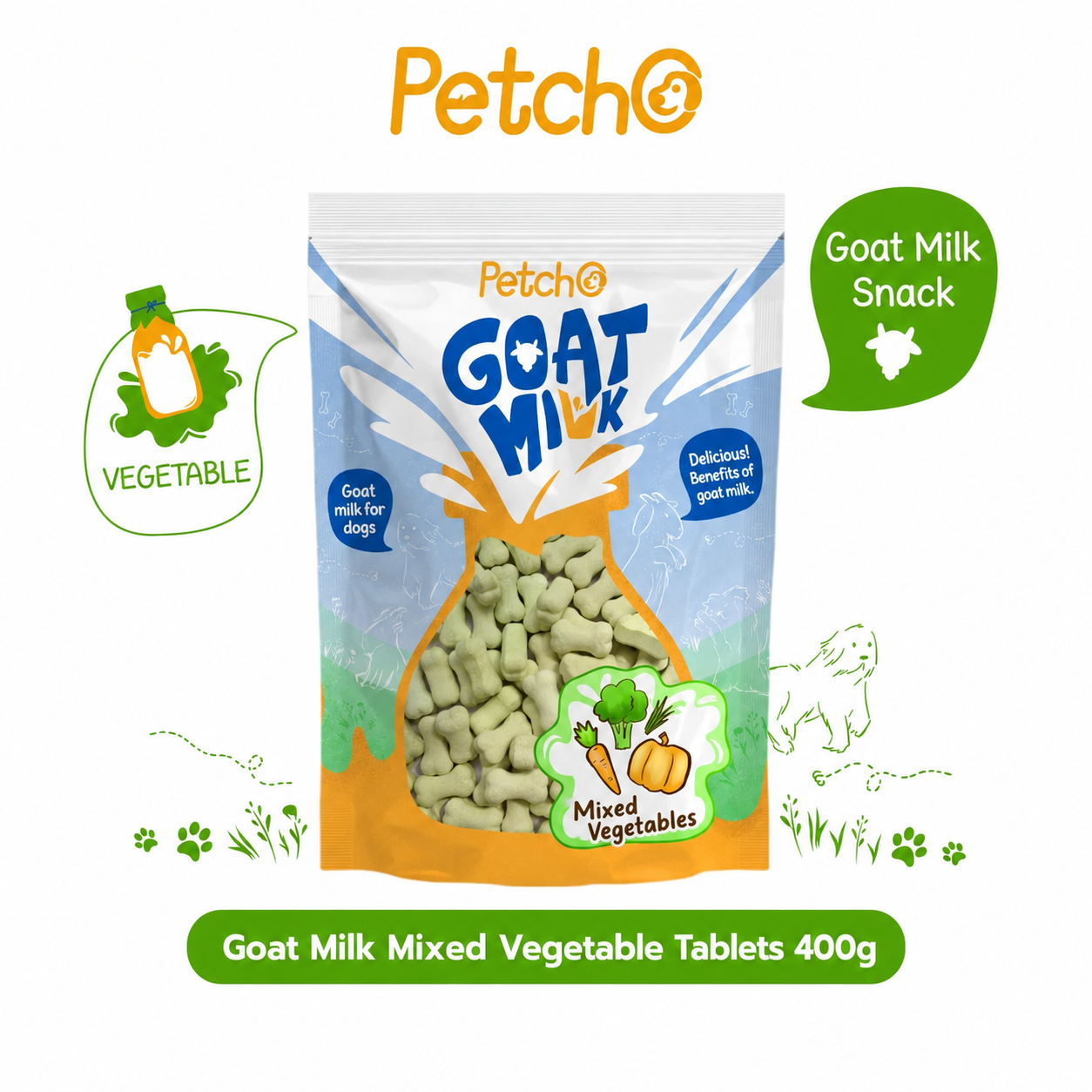 [Pre-order] Flavoured Goat Milk Dog Treats 100/400g_4