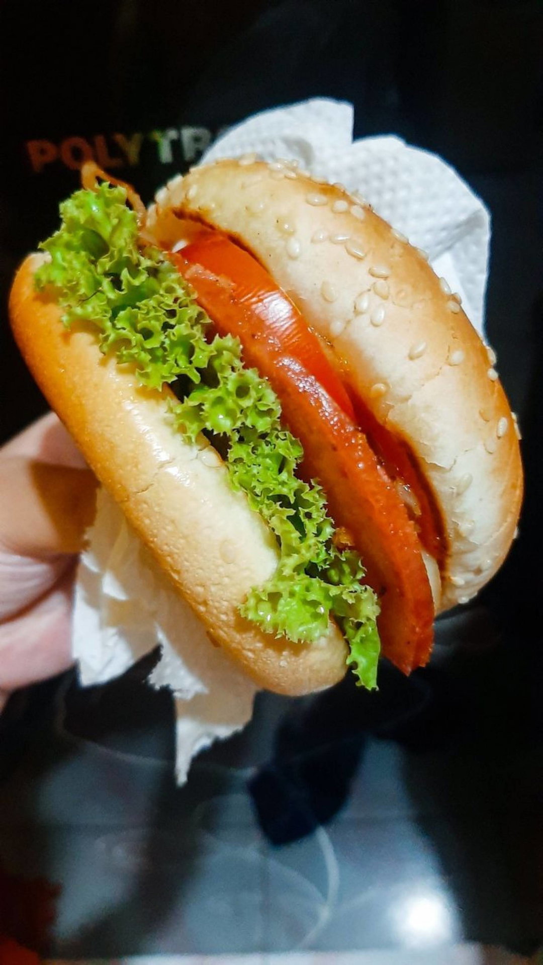 Burger smoked beef