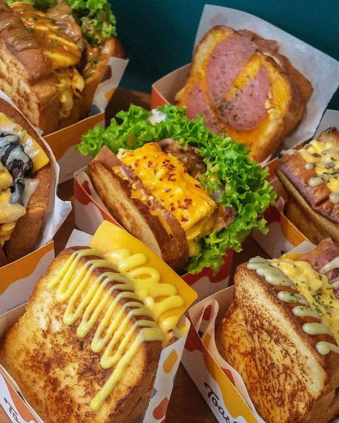 Toast patty