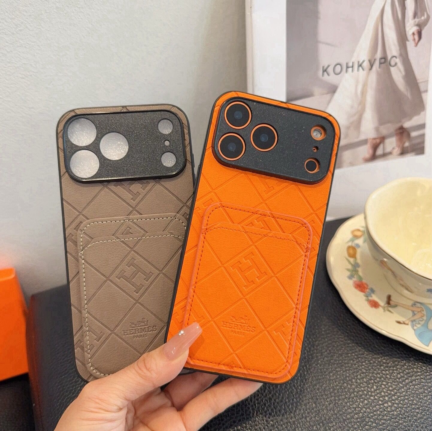 60 Star Universe Orange series LV phone case model: In order to avoid error models, please open the device to check the model displayed in the phone settings_0