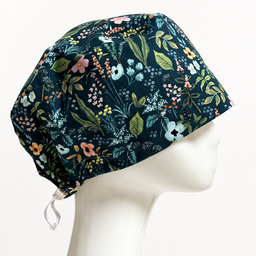 Rifle Paper - Herb Garden Navy Scrub Cap