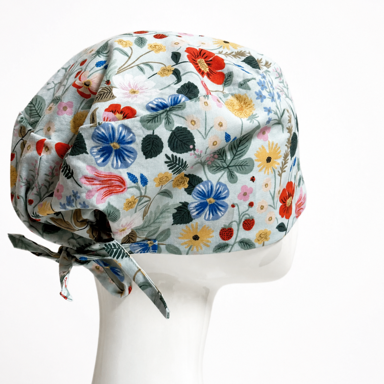 Rifle Paper - Strawberry Fields in Mint Scrub Cap_0