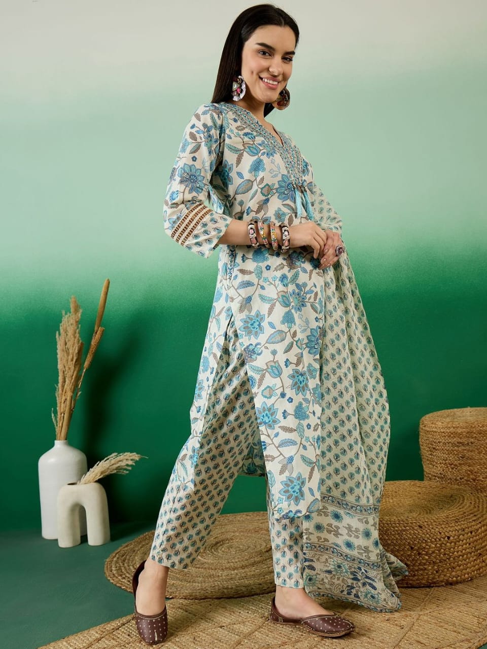 ✨ Pure Cotton 3-Piece Suit – Elegant & Comfortable_4