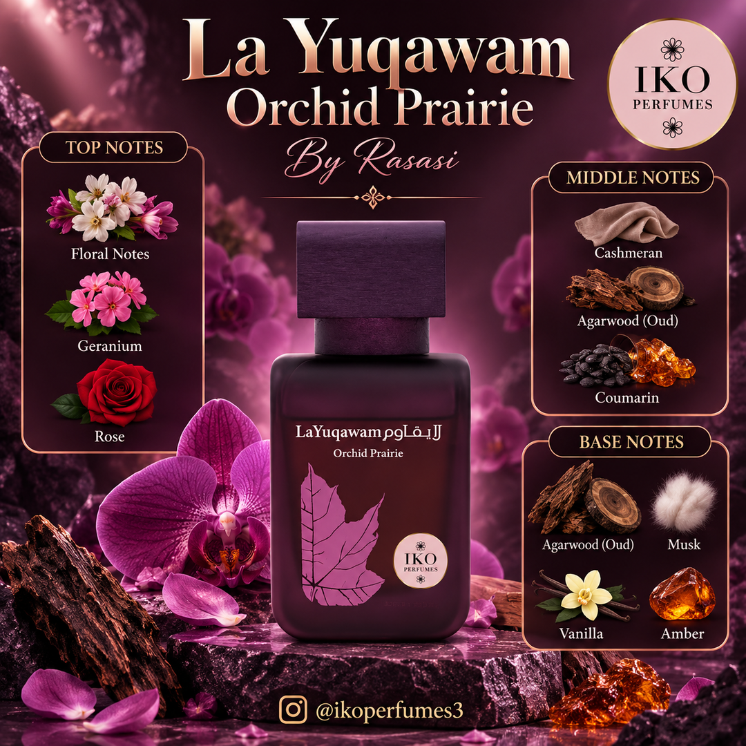La Yuqawam Orchid Prairie by Rasasi |Original Arabic Perfume in Kenya | IKO Perfumes