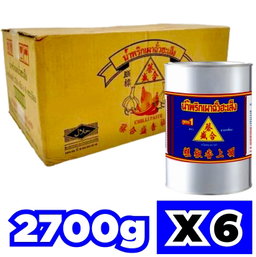 (箱*裝)辣椒膏(蔡合盛-大) น้ำพริกเผาจั่วฮะเส็ง-2700mlx6