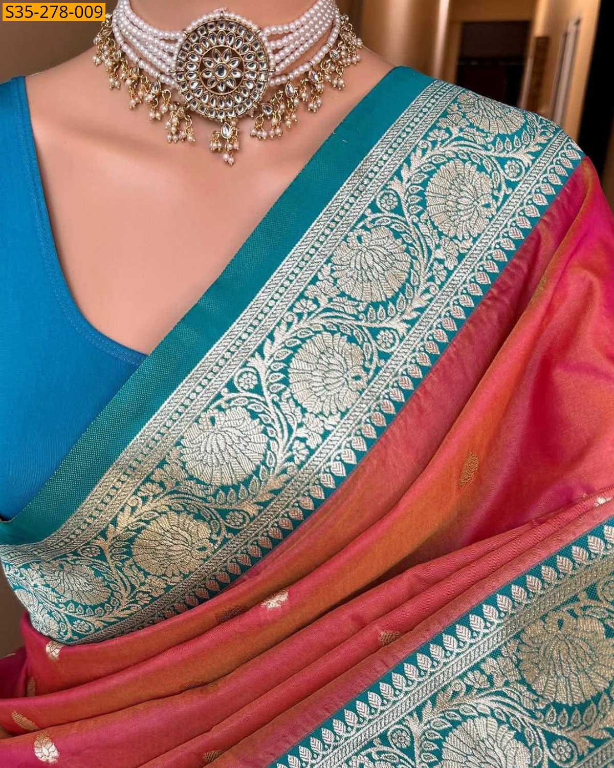 Fancy Banarsi soft silk saree ST_7