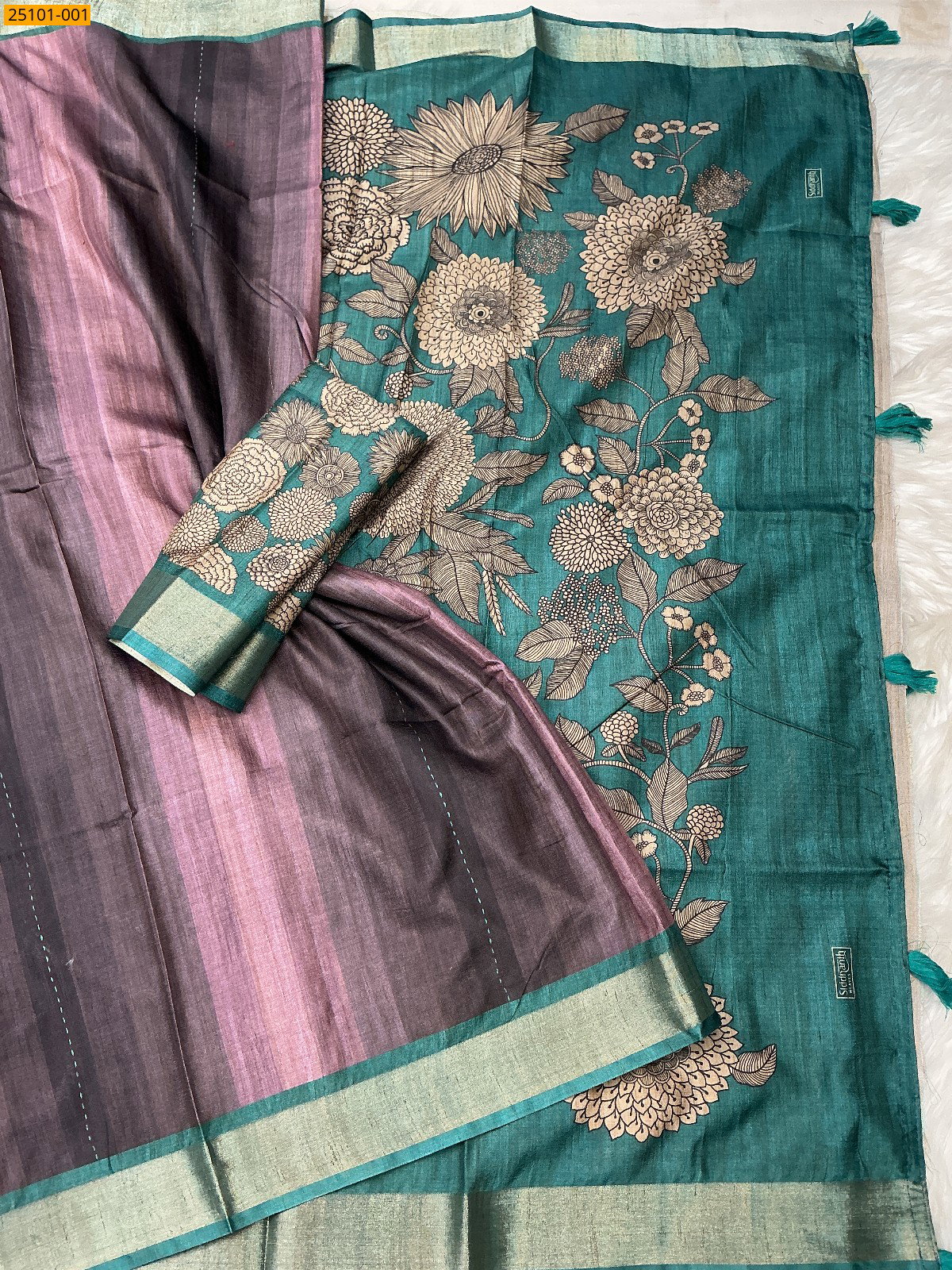 Bhagalpuri Fancy Silk Saree ST_1