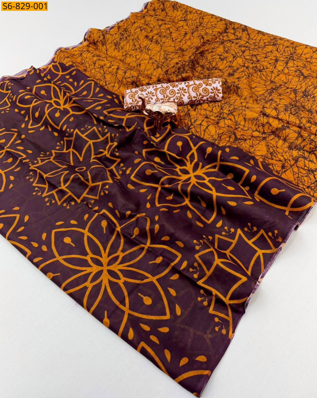 Fancy Soft Linen  Saree ST_6