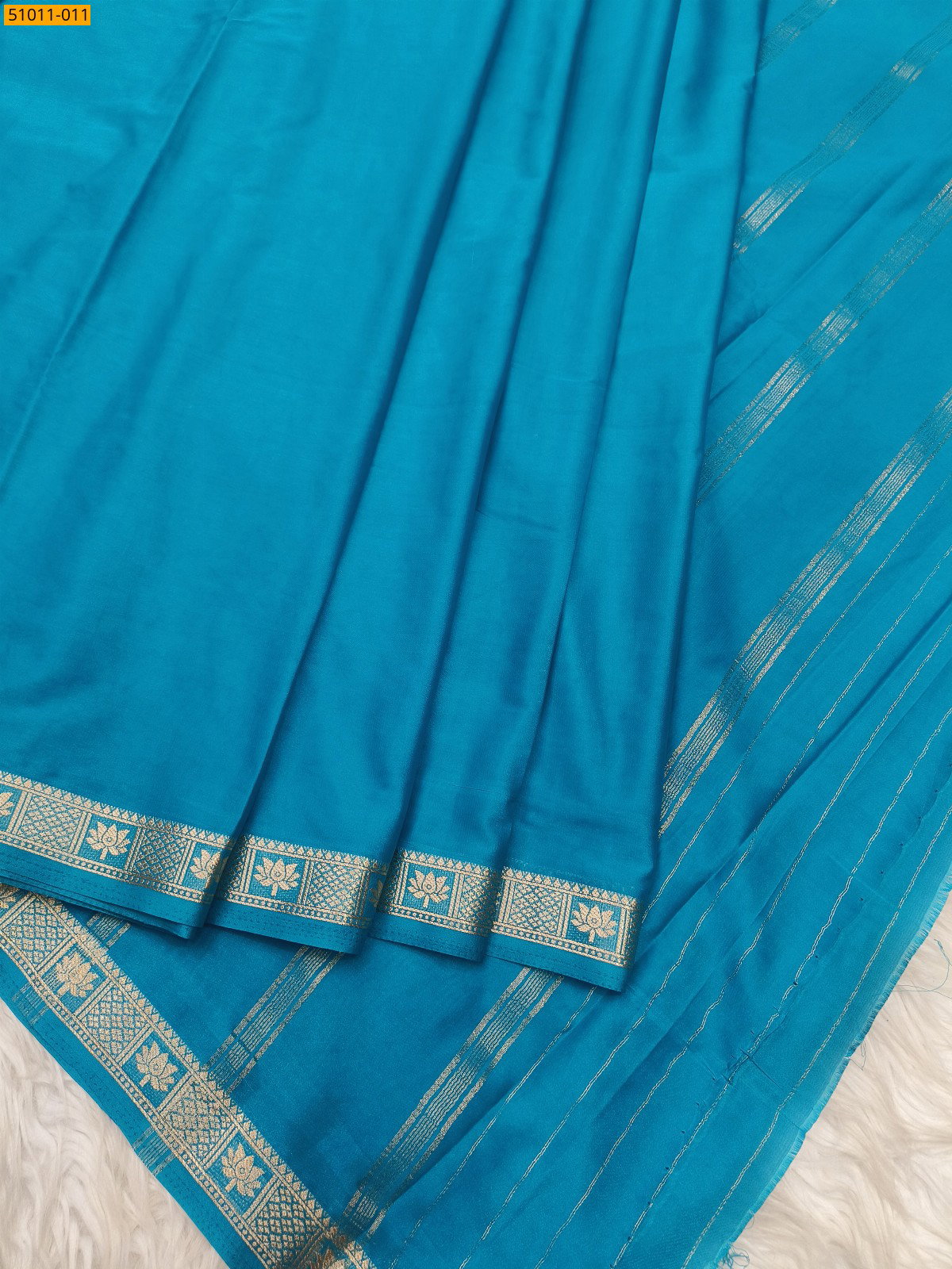 Mysore Crepe Silk Saree ST_3