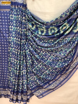 Fancy bentex crepe silk printed sarees ST