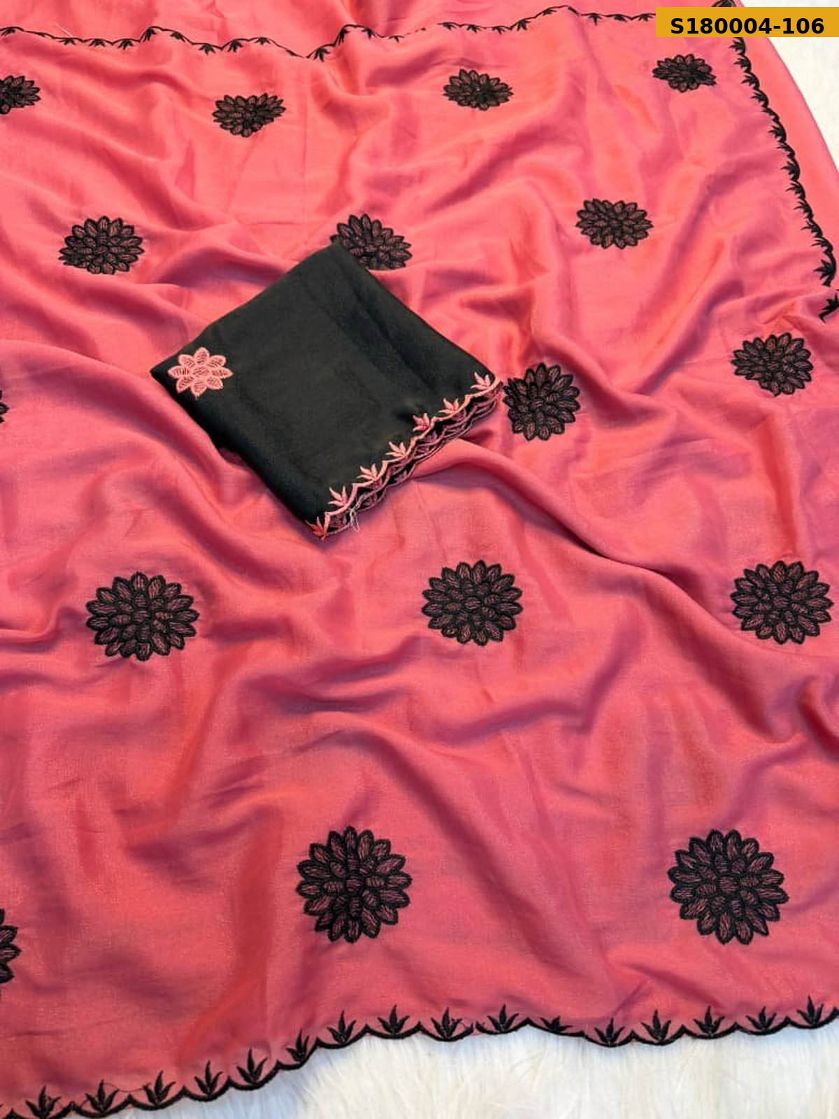 Fancy Soft Rangoli Silk Embroidery Saree ST_4
