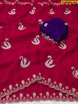 Fancy Crunchy Chiffon Saree ST