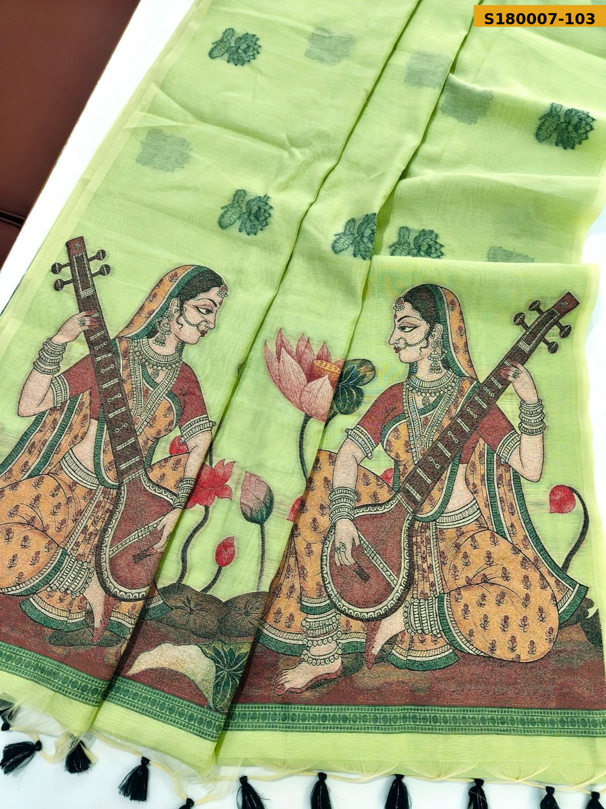 Fancy Soft Chanderi Cotton Saree ST_2