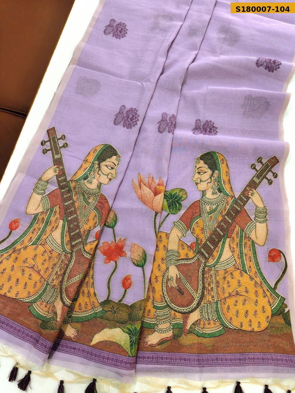 Fancy Soft Chanderi Cotton Saree ST_3