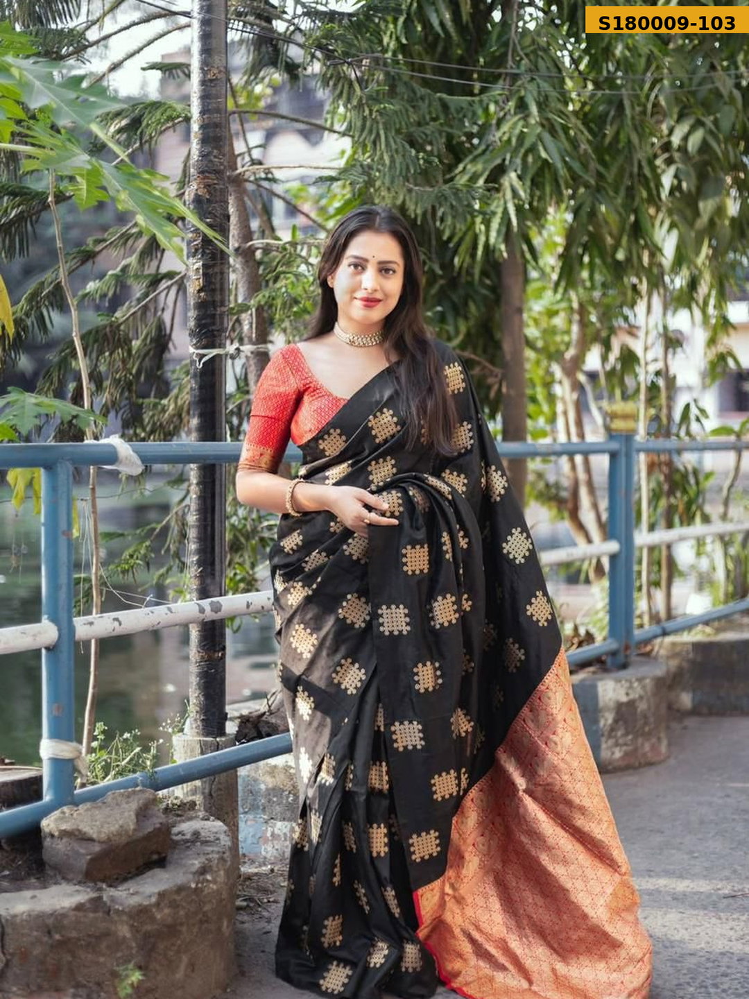 Fancy Soft Silk Woven Saree ST