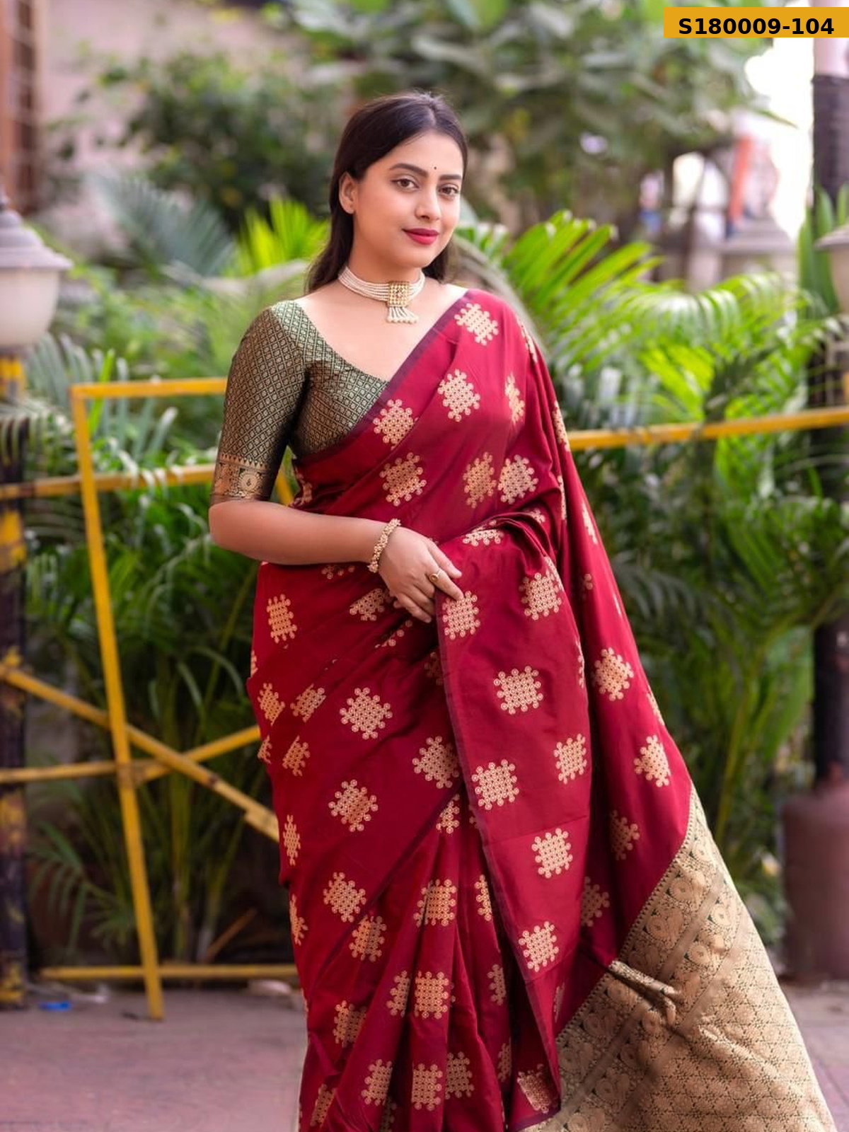 Fancy Soft Silk Woven Saree ST_3