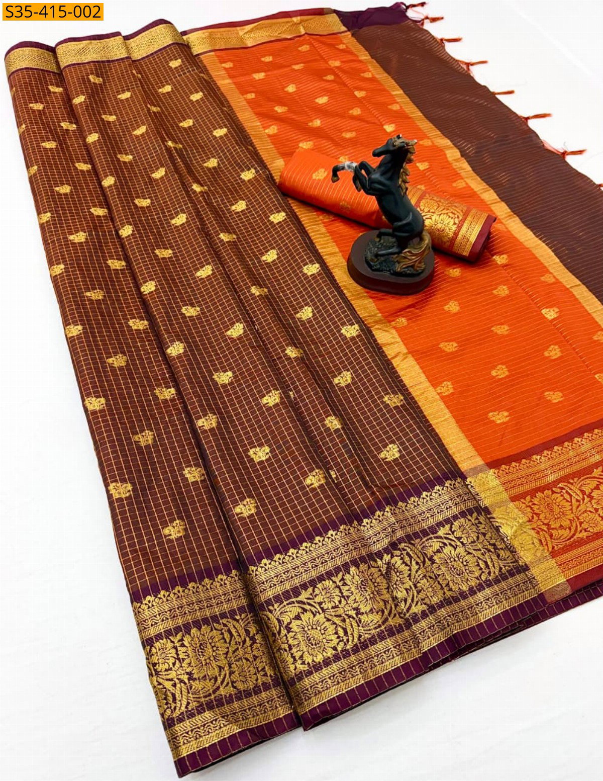 Fancy Banarasi Katan Silk Saree ST_0