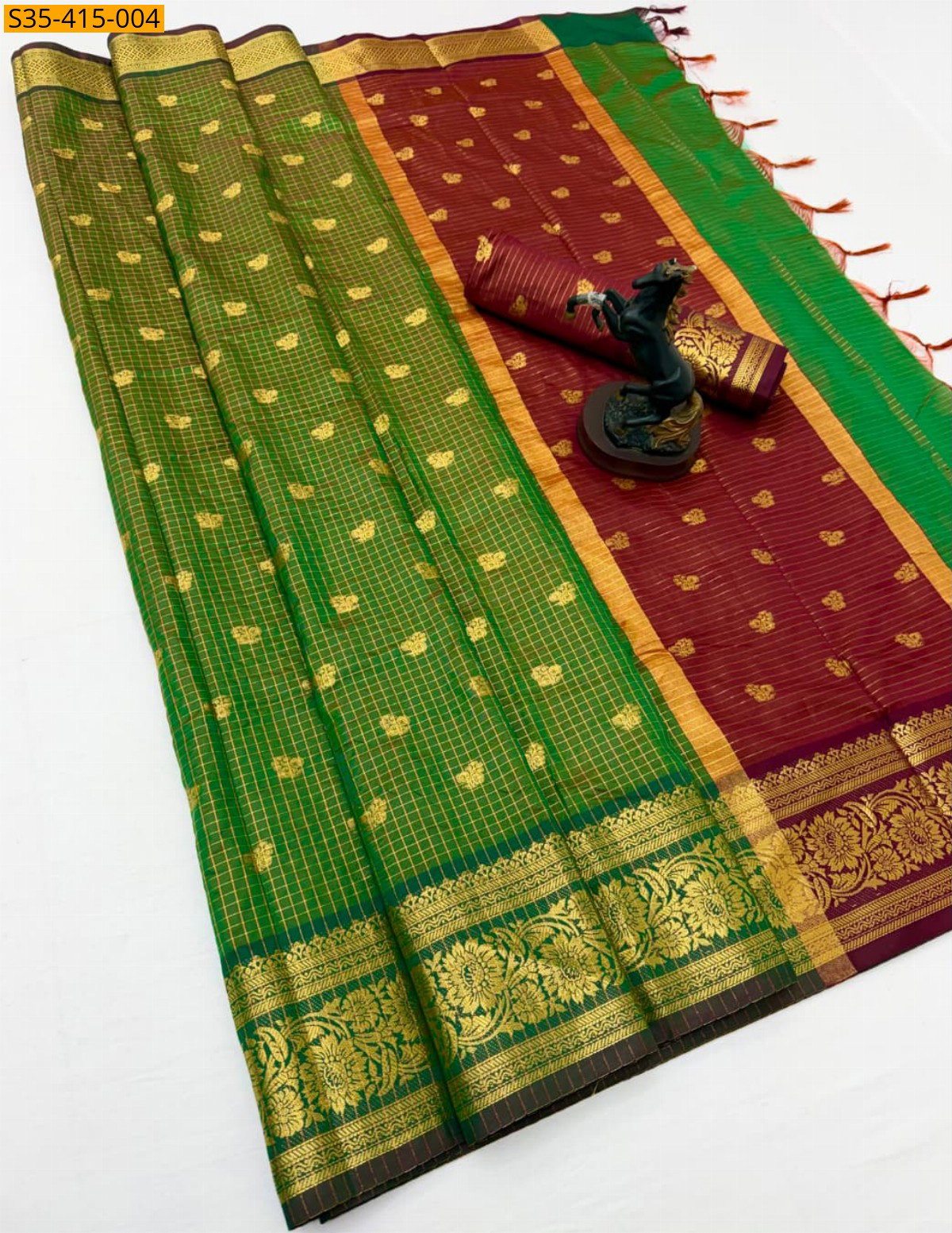 Fancy Banarasi Katan Silk Saree ST_1