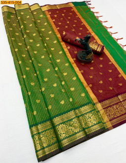 Fancy Banarasi Katan Silk Saree ST