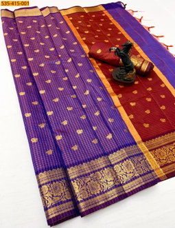 Fancy Banarasi Katan Silk Saree ST