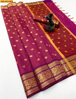 Fancy Banarasi Katan Silk Saree ST