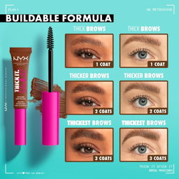 NYX Professional Makeup Thick it Stick it Thickening Eyebrow Gel Mascara Tint