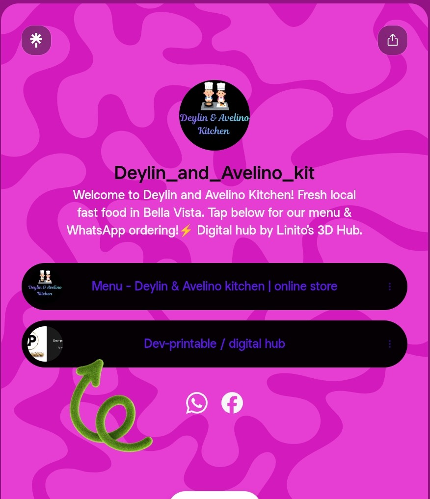 Social Links & Media Hub