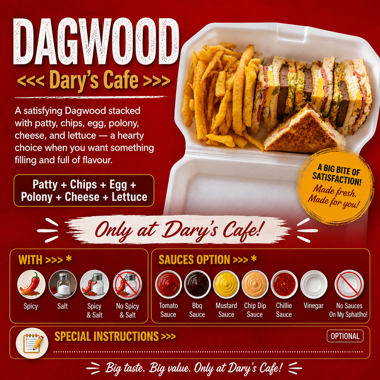 DAGWOOD <<< Dary's Cafe >>>