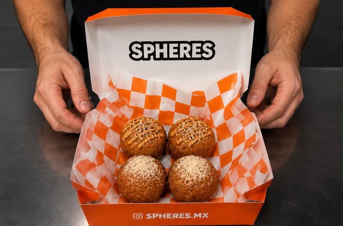 Box 4 Piezas Sushi Spheres