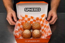 Box 4 Piezas Sushi Spheres
