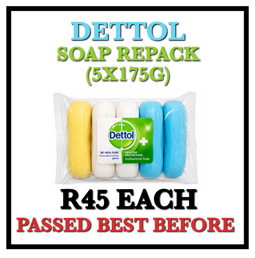 Dettol Soap Repacks (5x175g)
