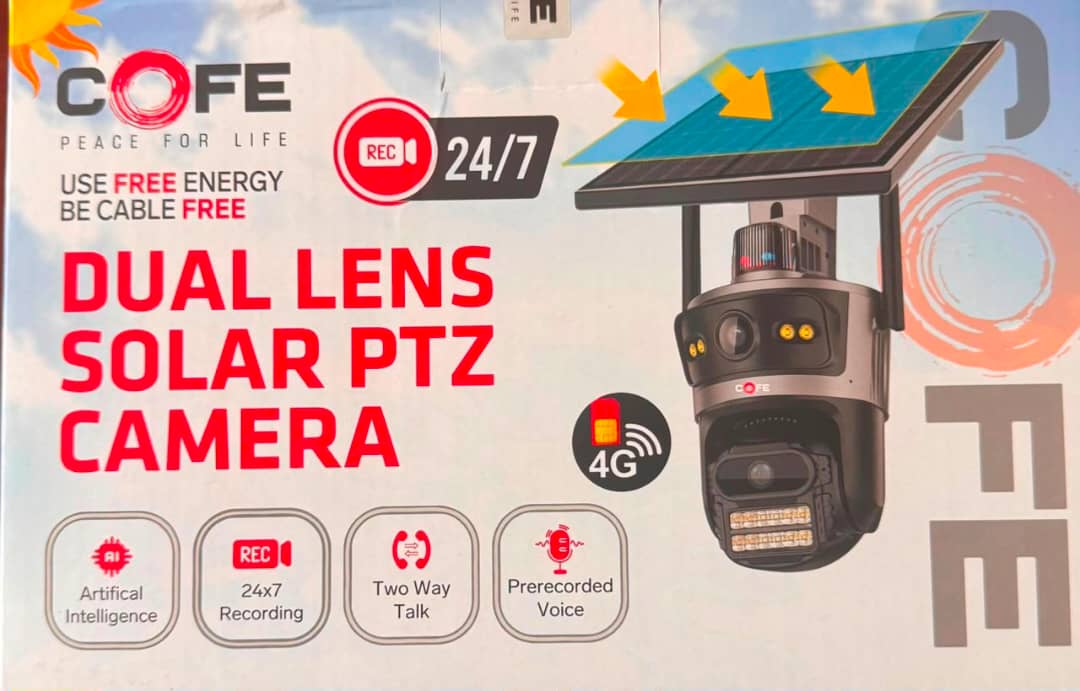 COFE Dual Lens Solar PTZ Camera_0