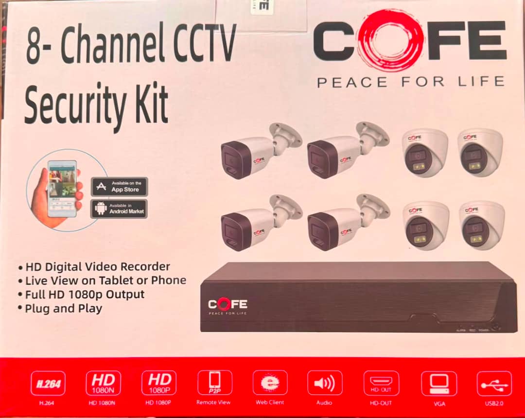 COFE 8-Channel CCTV Security Kit