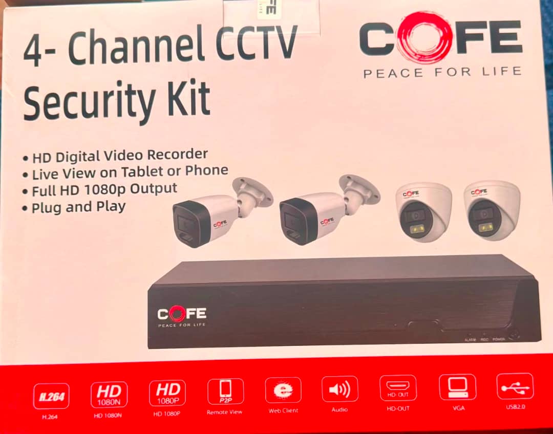 COFE 4-Channel CCTV Security Kit