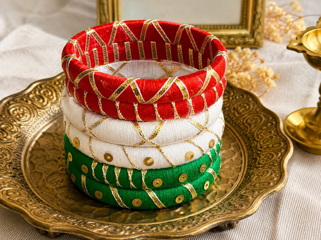 Tricolor set of 6