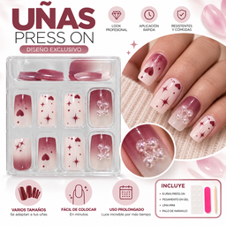 Uñas Press On 💅 cortas