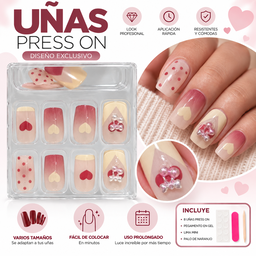 Uñas Press On 💅 cortas