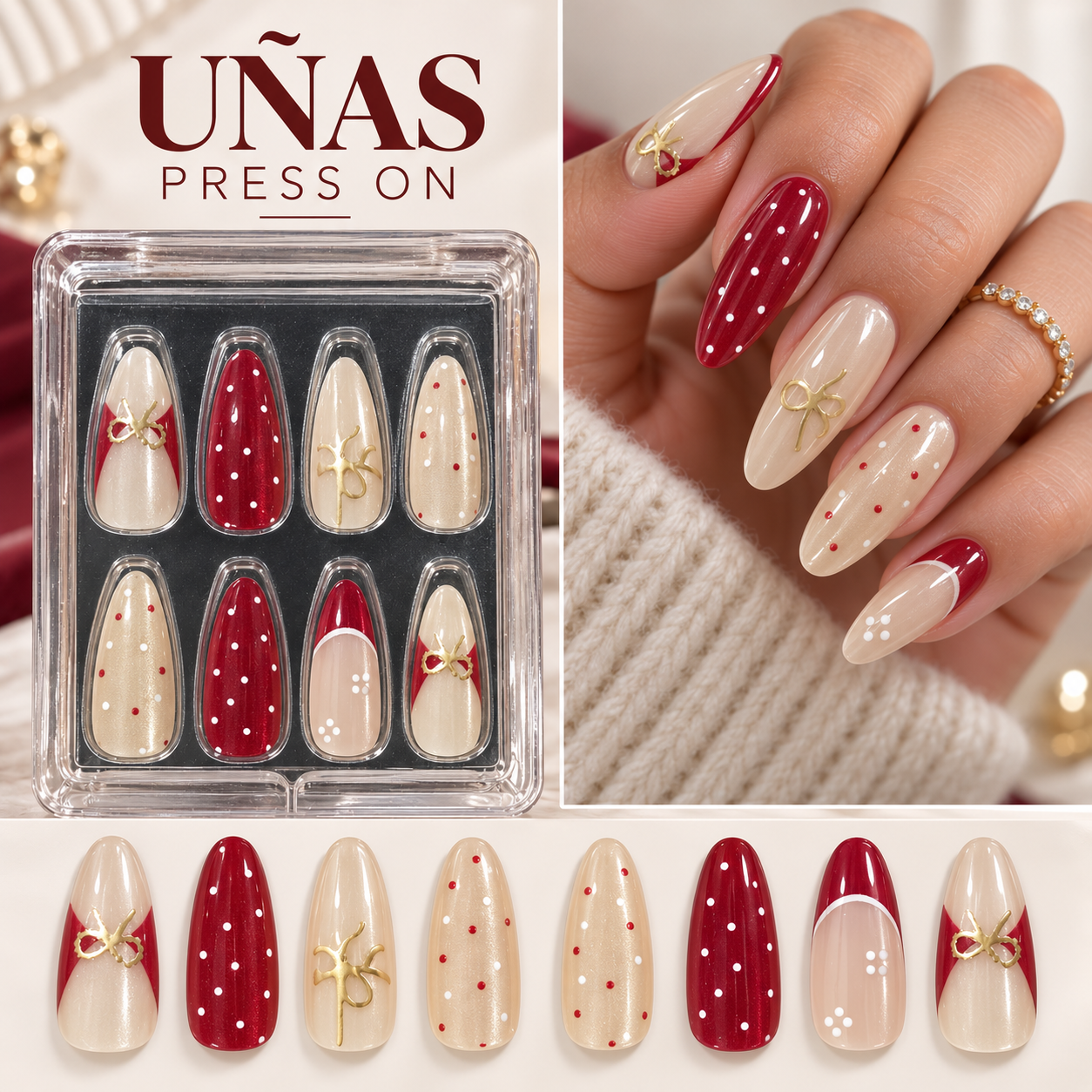 Uñas Press On 💅 Almendra_2