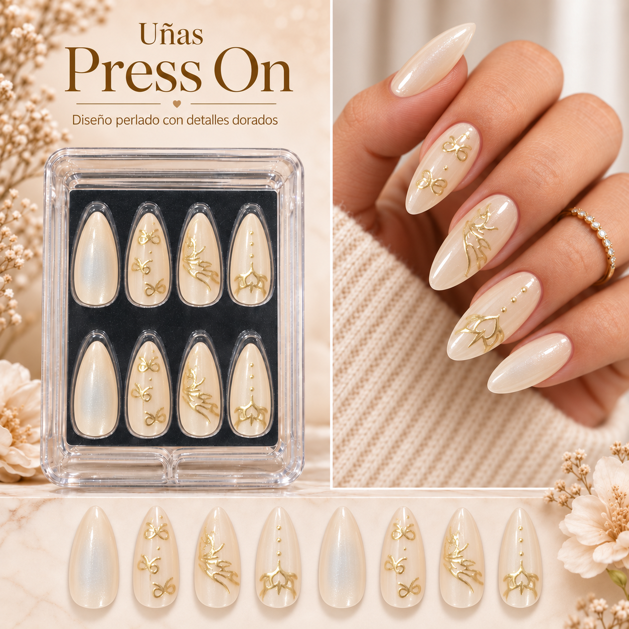 Uñas Press On 💅 Almendra_6