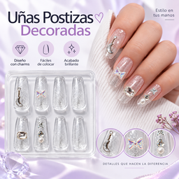 Uñas Press On 💅 punta cuadrada