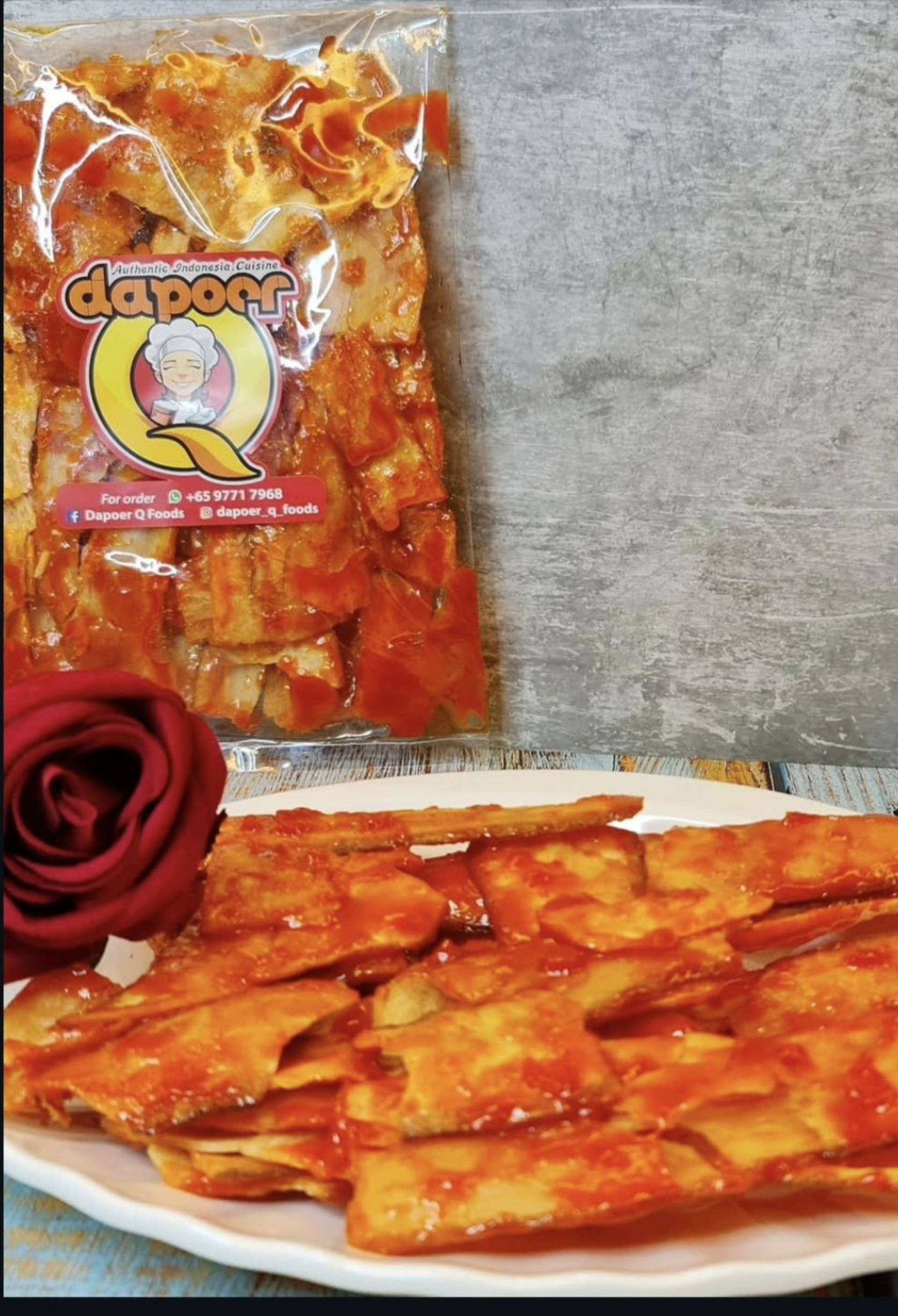 Spicy Casava Chips/Keripik Singkong Balado_0