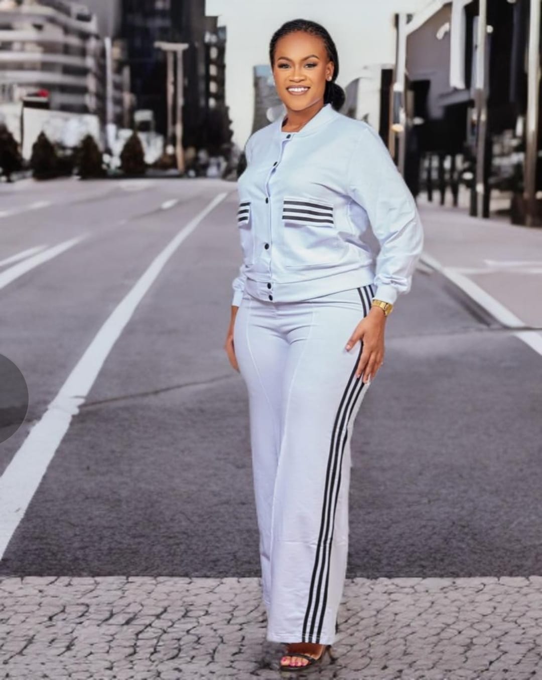 Track Suit White 