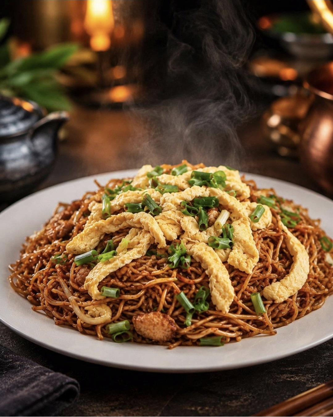R&W Chicken & Eggs Fried Noodles