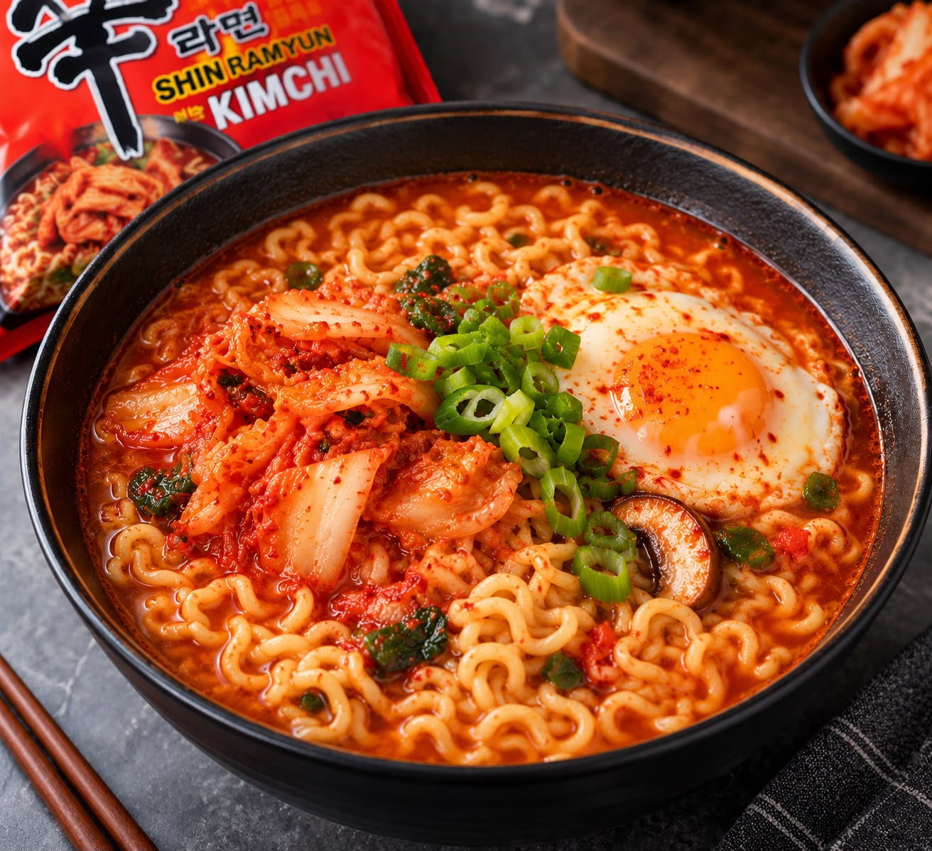 Kimchi Ramen 泡菜辛拉面🌶️_0