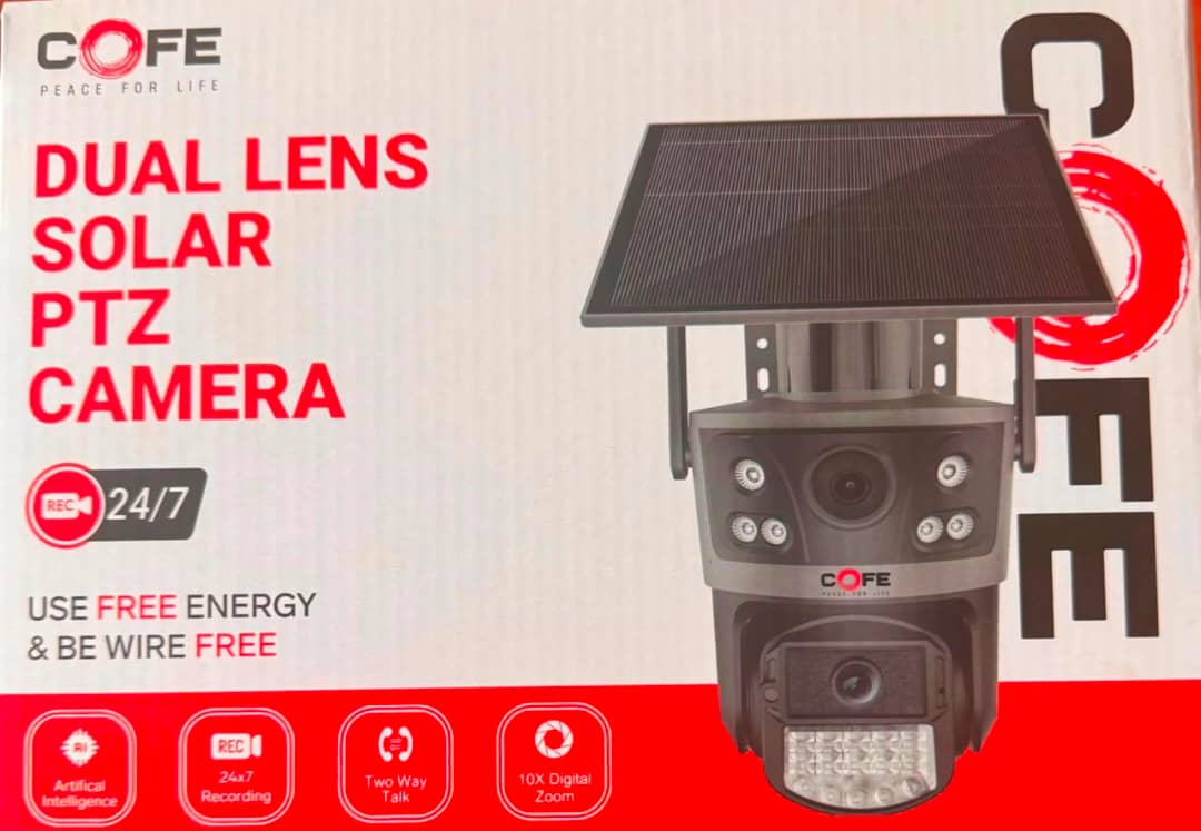 COFE Dual Lens Solar PTZ Camera