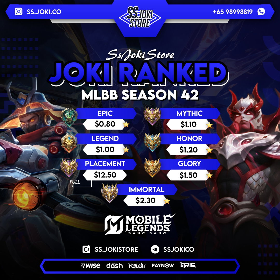 LOGIN BOOSTING / JOKI