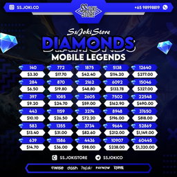 [ VIA ID + SERVER ] MLBB DIAMOND TOP UP 