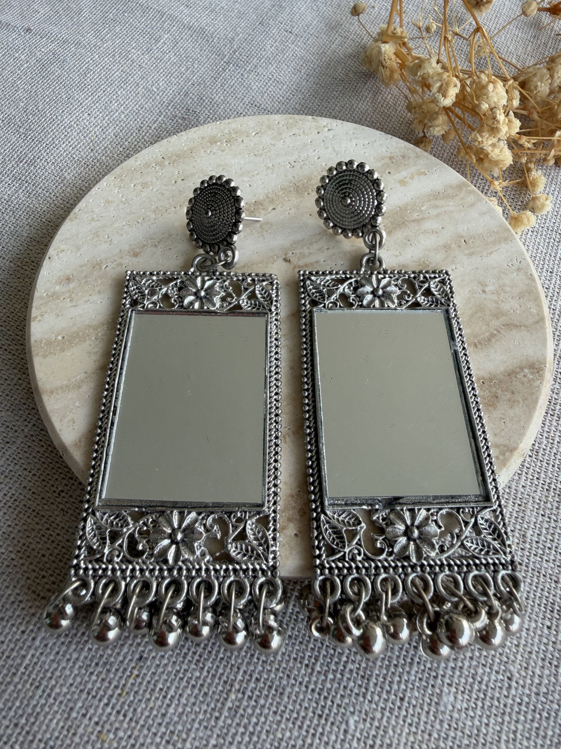 Heritage Mirror Earrings_0