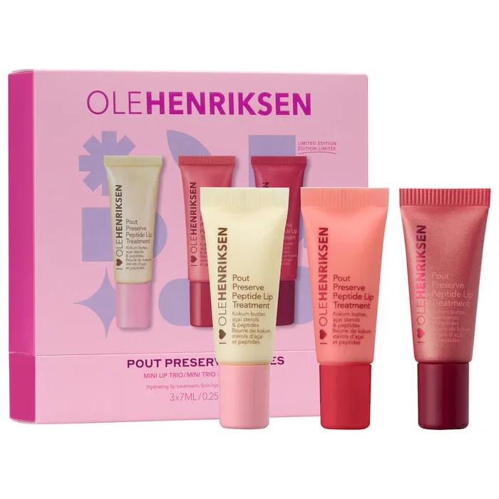 Olehenriksen - Pout Preserve Mini Hydrating Peptide Lip Trio Set_0
