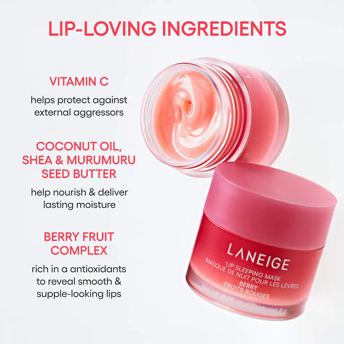 Laneige - Midnight Minis Hydrating Lip Sleeping Mask Treatment 5 pc. Gift Set_1